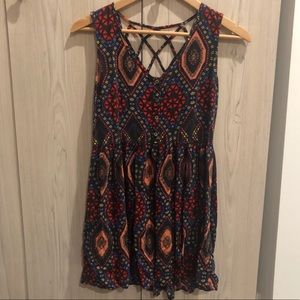 Colorful Geometric Mini Dress